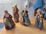 Antieke Franse Volkskunst   Vier Poppen, Ophalen of Verzenden
