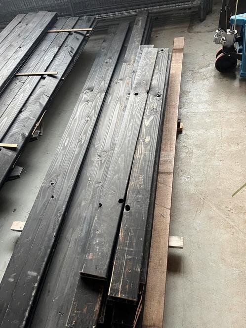 Zwarte douglas schuttingplanken 2x14 restpartij, Tuin en Terras, Palen, Balken en Planken, Nieuw, Planken, 250 cm of meer, Ophalen of Verzenden