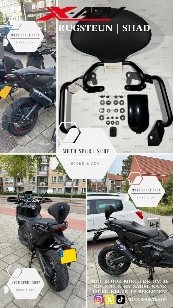 X-ADV Rugsteun | Rugleuning SHAD complete set, Motoren, Tuning en Styling, Ophalen