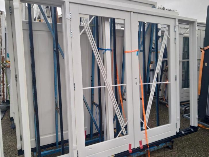 Tuindeuren met Kozijn, Doe-het-zelf en Verbouw, Deuren en Horren, Nieuw, Buitendeur, 215 cm of meer, 120 cm of meer, Hout, Ophalen of Verzenden