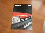 SEAT Marbella folder 1991, Ophalen of Verzenden, Overige merken