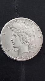 1923 Zilveren Peace Dollar, Ophalen of Verzenden, Losse munt, Zilver