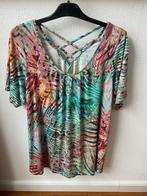 Fleurig shirt, t shirt van Miss Etam, maat 48, Maat 46/48 (XL) of groter, Ophalen of Verzenden, Zo goed als nieuw, Korte mouw