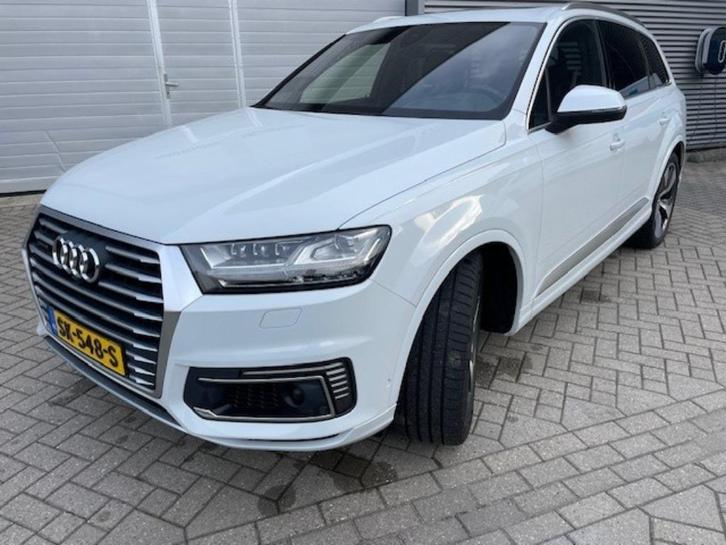 Audi Q7 3.0 TDI 374pk E-tron Quattro  2016 Wit 1e eigenaar, Auto's, Audi, Particulier, Q7, 360° camera, 4x4, ABS, Achteruitrijcamera