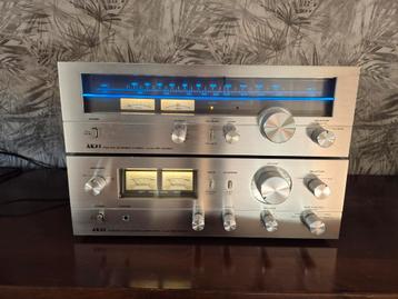 Akai Stereo Tuner AT-2450  & Versterker AM-2450 Set beschikbaar voor biedingen