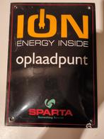 Sparta ION Oplaadpunt Emaille Reclamebord Vintage, Ophalen of Verzenden