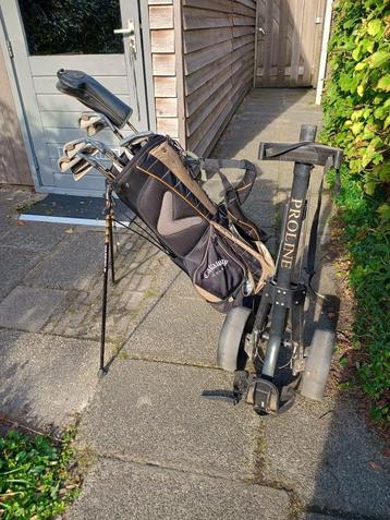 golfset Bullet met tas en trolley beschikbaar voor biedingen