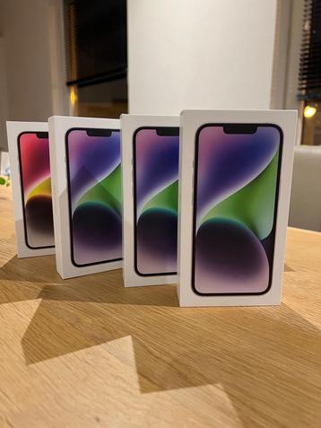 Nieuwe apple iphone 14 256 GB Purple Paars Geseald