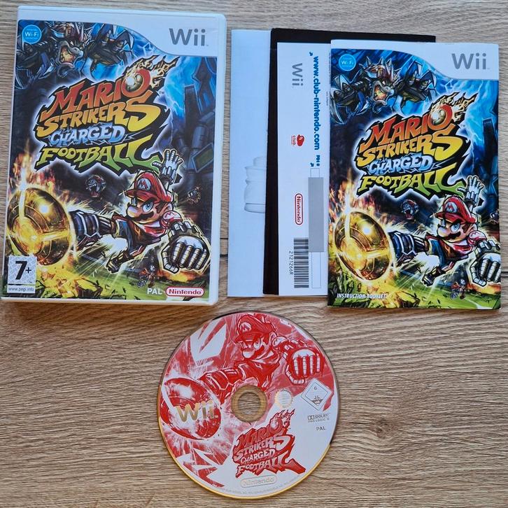 Mario strikers charged football wii compleet UKV, Spelcomputers en Games, Games | Nintendo Wii, Gebruikt, Avontuur en Actie, 1 speler