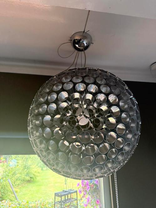 Kenwell lighting space age design jaren 70 lamp, Huis en Inrichting, Lampen | Hanglampen, Zo goed als nieuw, 75 cm of meer, Metaal