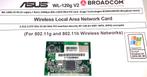Asus WL-120G V2 R3.31 54Mbps Mini PCI Card Wifi WPA WPA2, Ophalen of Verzenden, Zo goed als nieuw, Intern, ASUS