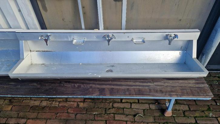 Was troggen, wasbak uitstortgootsteen was goot ( 360 ), Doe-het-zelf en Verbouw, Sanitair, Gebruikt, Wastafel, Ophalen
