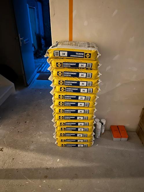 14 zakken Sakrete Zandcement – 25 kg per zak, Doe-het-zelf en Verbouw, Overige Doe-het-zelf en Verbouw, Zo goed als nieuw, Ophalen of Verzenden