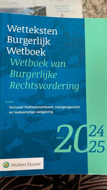 Wetboek van burgerlijke rechtsvordering 24/25 beschikbaar voor biedingen