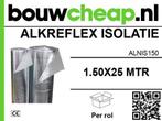 Alkreflex 1.50x50mtr op rol nu€.120.00 per rol., Doe-het-zelf en Verbouw, Isolatie en Afdichting, Ophalen of Verzenden, Nieuw