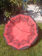 Prachtige vintage paraplu!, Sieraden, Tassen en Uiterlijk, Paraplu's, Ophalen of Verzenden, Zo goed als nieuw, Rood