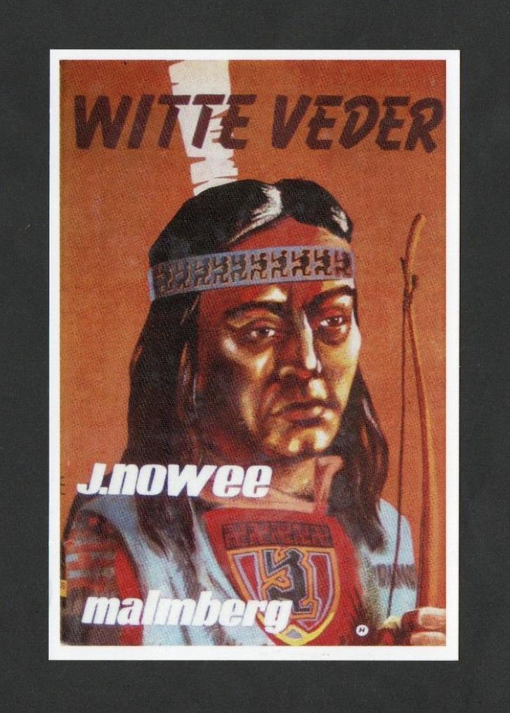 Arendsoog Witte Veder Nowee door Jan Huizinga., Verzamelen, Ansichtkaarten | Themakaarten, Ongelopen, 1980 tot heden, Cultuur en Media