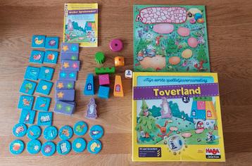 Super leuke Haba Spellendoos Toverland met 10 spellen beschikbaar voor biedingen