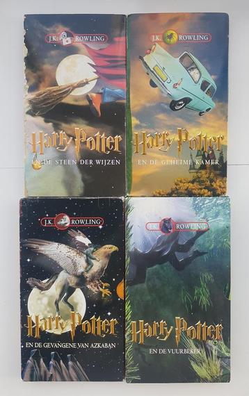 4x Luisterboek Harry Potter | Deel 1 t/m 4 | In 1 koop beschikbaar voor biedingen