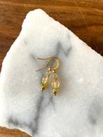 Citrine oorbellen, Sieraden, Tassen en Uiterlijk, Oorbellen, Hangers, Geel, Nieuw, Ophalen of Verzenden
