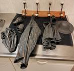 Compleet antieke kapstokje, Ophalen, Gebruikt, Hout