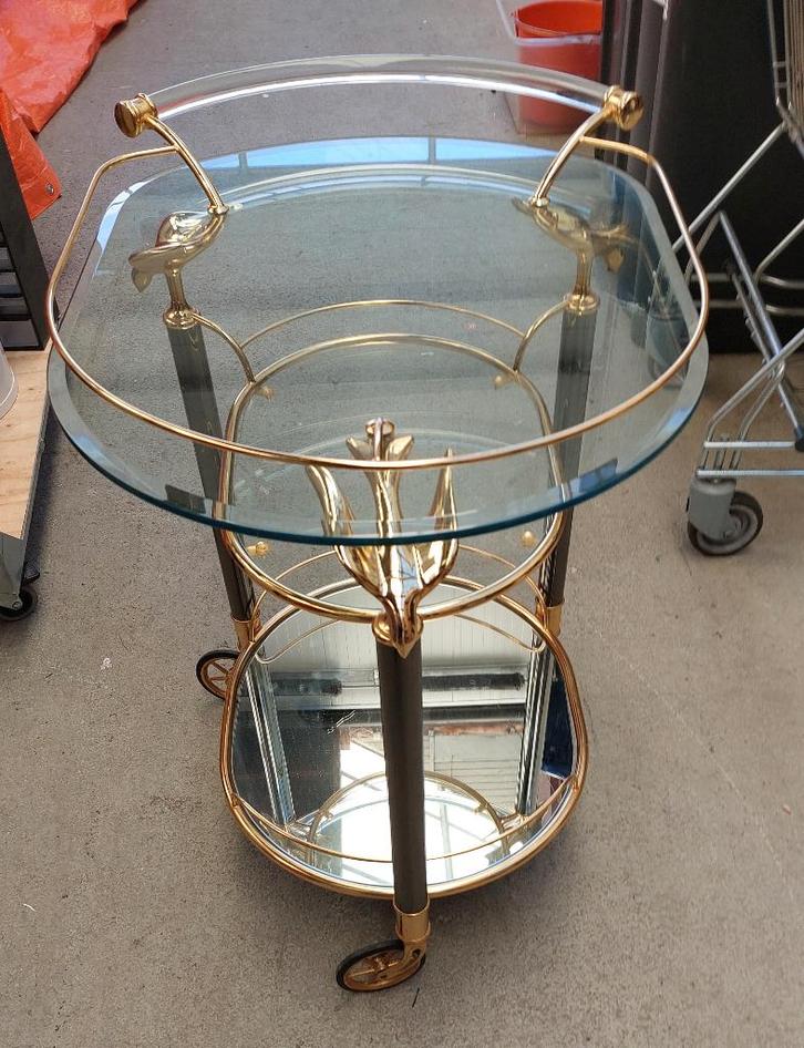115327 Vintage serveerwagen WD 008, Antiek en Kunst, Antiek | Woonaccessoires, Ophalen