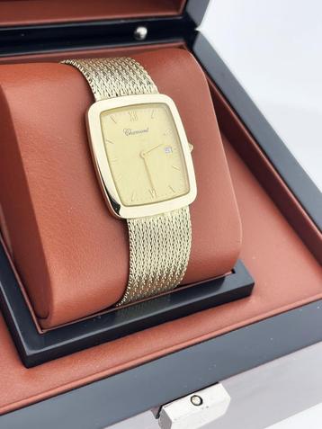 Chamont 14 Karaat Gouden Heren Horloge Quartz Milanese Band  beschikbaar voor biedingen