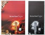 4 vintage advertenties reclames Cartier horloges 72 aansteke, Verzenden, Gebruikt