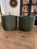 Overpotten plant, Kunststof, Rond, Ophalen of Verzenden, Zo goed als nieuw