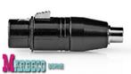 XLR - RCA verloopplug, XLR naar Tulp verloop, metaal, Nedis, Nieuw, Info@marbeco.nl, Apparatuur