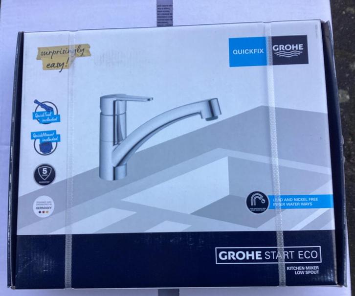 Grohe keukenkraan, wastafelkraan, douchemengkraan ceratherm, Doe-het-zelf en Verbouw, Sanitair, Kraan, Ophalen