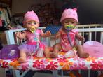 2 Baby born poppen samen €30,-, Ophalen of Verzenden, Zo goed als nieuw, Babypop