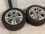 Lichtmetalen velgen 5x112 met Dunlop winterbanden 205 55 16, Ophalen, Gebruikt, Velg(en), 16 inch
