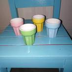 Puddingvormpjes in leuke kleurtjes set van 4, Ophalen, Zo goed als nieuw
