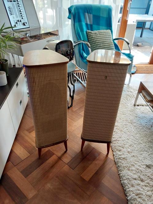Grundig Raumklang 4 speakers 1959, 2 stuks, Audio, Tv en Foto, Luidsprekers, Zo goed als nieuw, Overige typen, Minder dan 60 watt