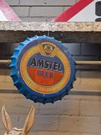 Amstel dop doorsnede 30cm Nieuw, Verzamelen, Biermerken, Ophalen, Nieuw, Reclamebord, Plaat of Schild, Amstel
