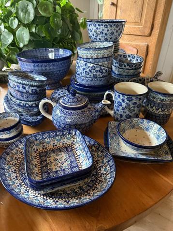 Bunzlau servies uit Polen beschikbaar voor biedingen