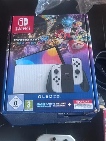 nintendo switch oled mario kart beschikbaar voor biedingen