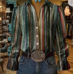 Vintage gestreepte blouse, Kleding | Dames, Blouses en Tunieken, Ophalen of Verzenden, Zo goed als nieuw, Maat 38/40 (M), Overige kleuren