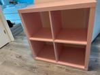 Kallax ikea zacht roze vier vaks kast, Huis en Inrichting, Kasten | Wandmeubels, Ophalen, Gebruikt, Minder dan 150 cm, Minder dan 100 cm