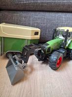 Fendt tractor met kar en paardentrailer + rode tractor, Kinderen en Baby's, Speelgoed | Speelgoedvoertuigen, Ophalen, Zo goed als nieuw