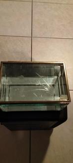 Glazen Sieradendoosje met Gravure, Huis en Inrichting, Woonaccessoires | Kisten, Ophalen of Verzenden, Minder dan 50 cm, Minder dan 50 cm