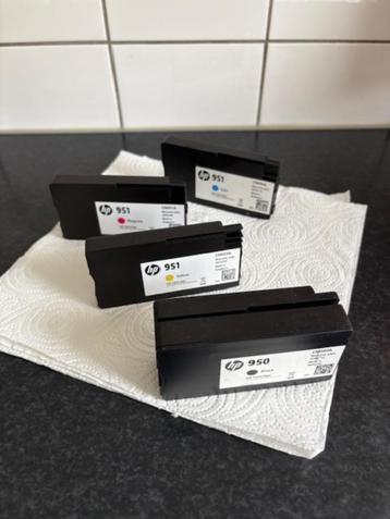 Inkt cartridges komen uit een HP Officejet Pro 8620 printer beschikbaar voor biedingen