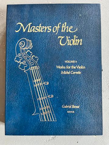 Bladmuziek 10x viool Michel Corrette violin score works beschikbaar voor biedingen