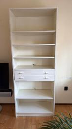 Witte boekenkast, Ophalen, 200 cm of meer, 50 tot 100 cm, Zo goed als nieuw