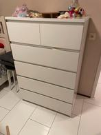 Ikea Malm ladekast met 6 lades, Huis en Inrichting, Kasten | Ladekasten, Ophalen, Kunststof, Gebruikt, 5 laden of meer