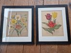 2 ingelijste botanische prenten., Huis en Inrichting, Minder dan 50 cm, Overige typen, Ophalen of Verzenden, Zo goed als nieuw