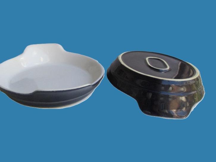 Oven of Eierschaal~Ovenschaal~Schaal 2x~Bord formaat~Magnetr, Huis en Inrichting, Keuken | Servies, Gebruikt, Schaal of Schalen