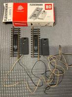 Fleischmann 6012 Wissel - 2 stuks, Gebruikt, Gelijkstroom, Fleischmann, Rails
