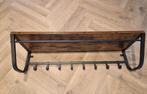 Nette wandkapstok met plank - 90x30cm, Huis en Inrichting, Woonaccessoires | Kapstokken, Ophalen, Zo goed als nieuw, Hout, Wandkapstok